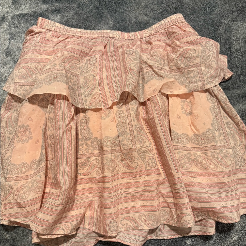 Universal Thread Pink Paisley Mini Skirt